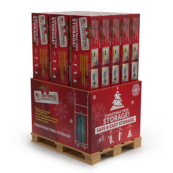 Phoenix Arizona Tempe Gilbert Area Marketing Services: Holiday Pallet Design Garage Storage